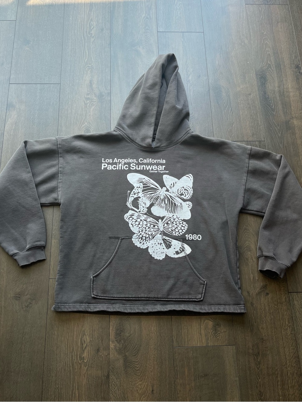 PacSun Butterfly Hoodie Sweatshirt